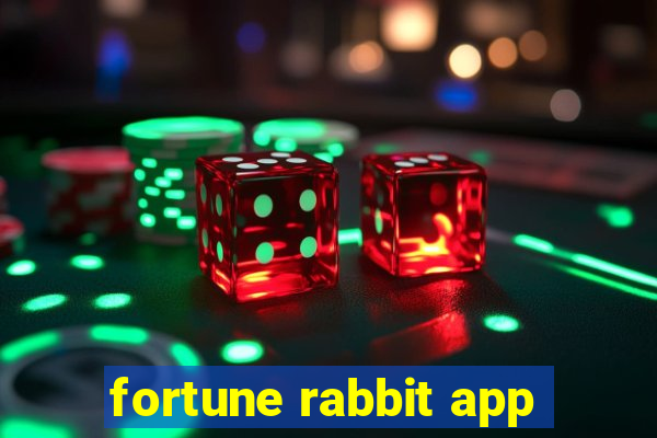 fortune rabbit app